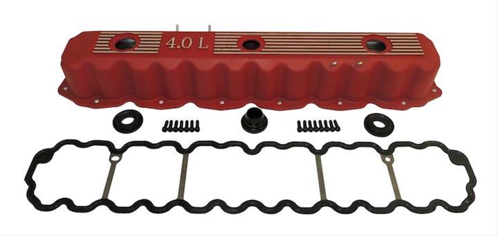 RT Off-Road Red Aluminum Valve Cover 93-04 Jeep 4.0L L6